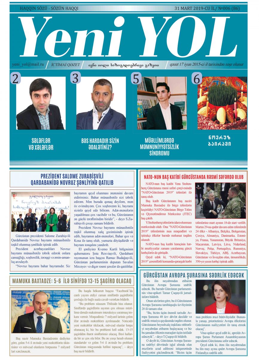 №006 (86) 31 MART 2019-CU İL