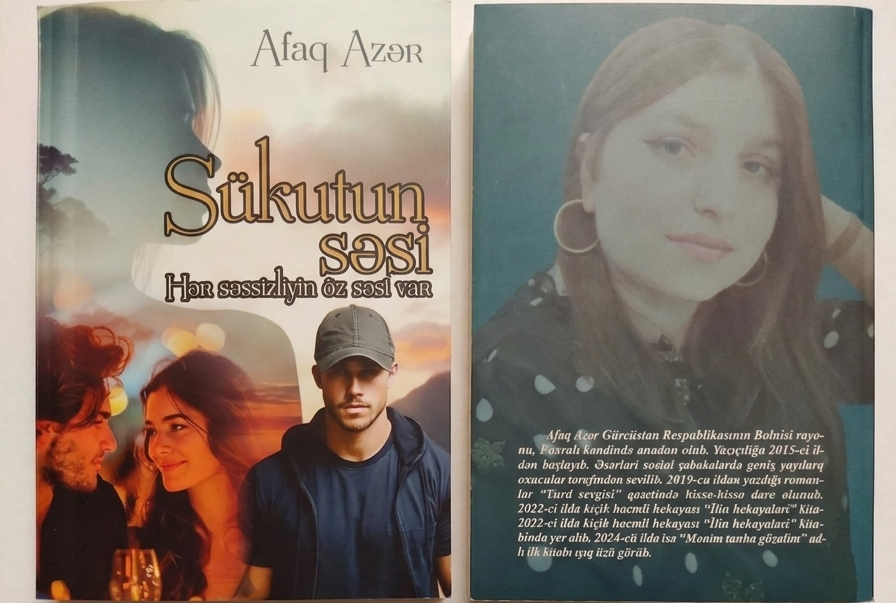 GƏNC YAZIÇI AFAQ AZƏRİN “SÜKUTUN SƏSİ” ROMANININ TƏQDİMATI OLUB